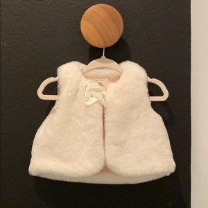 Cute and fluffy baby vest